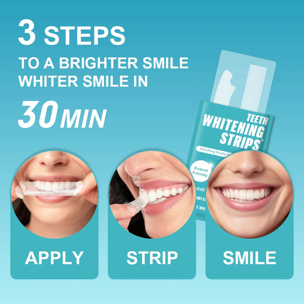 Pearl Mint Whitening Strips (14pcs)