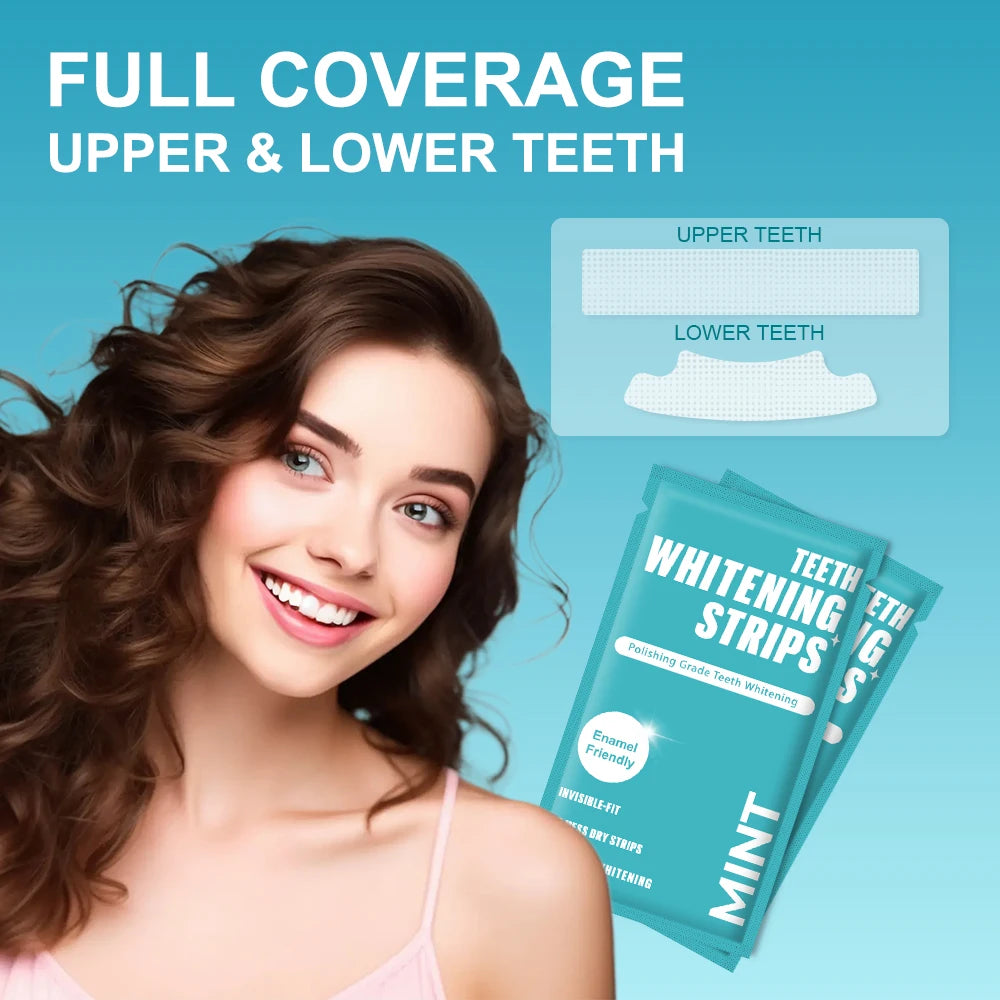 Pearl Mint Whitening Strips (14pcs)
