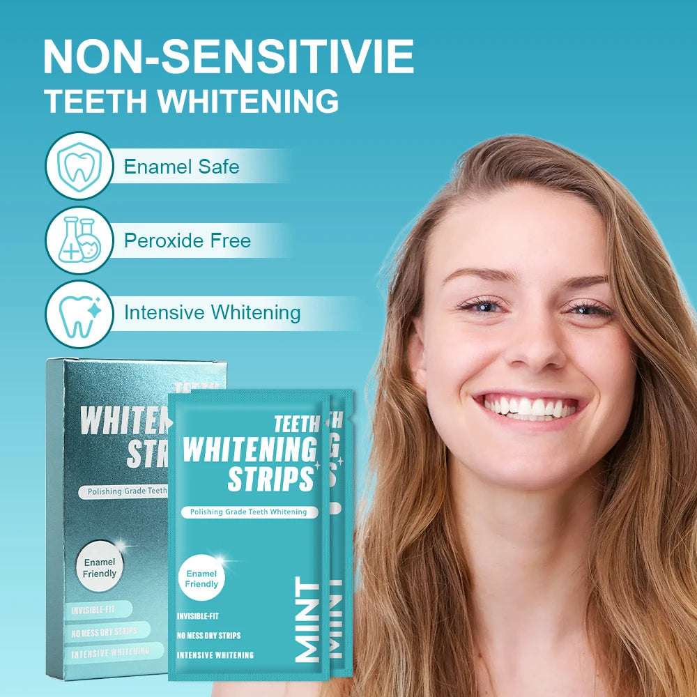 Pearl Mint Whitening Strips (14pcs)