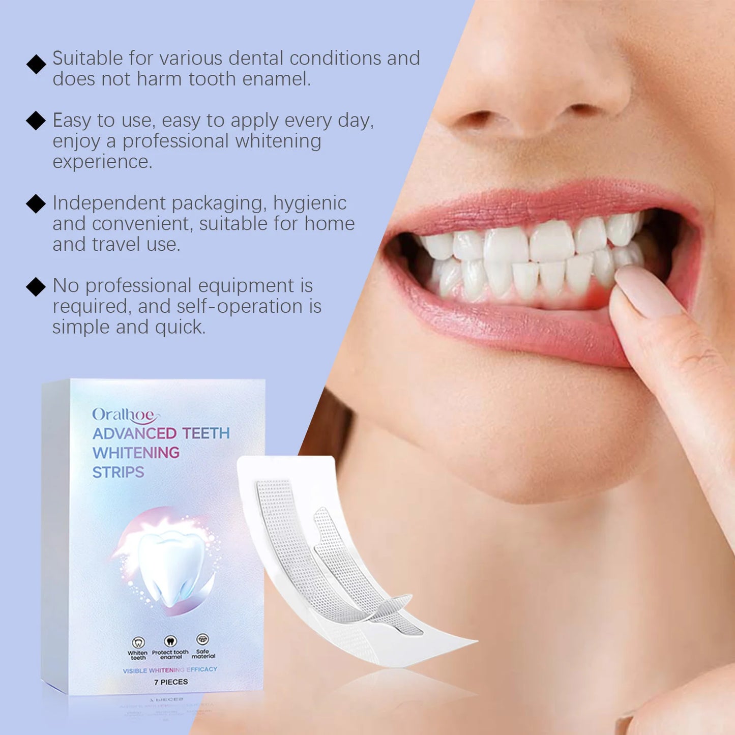 Pearl Classic Whitening Strips (7pcs)